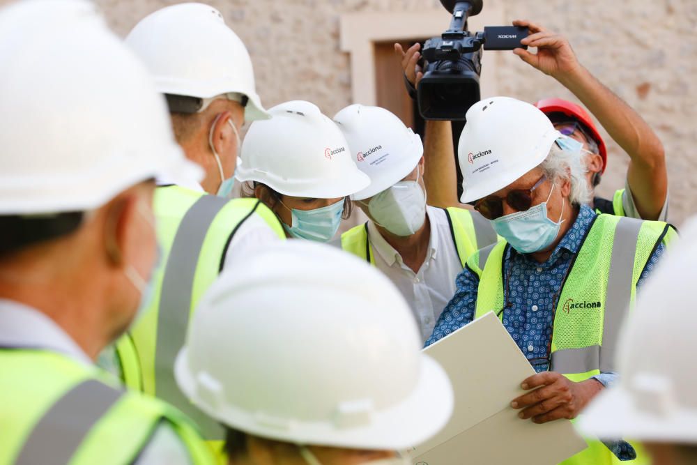 Visita a las obras del Parador de Turismo de Ibiza