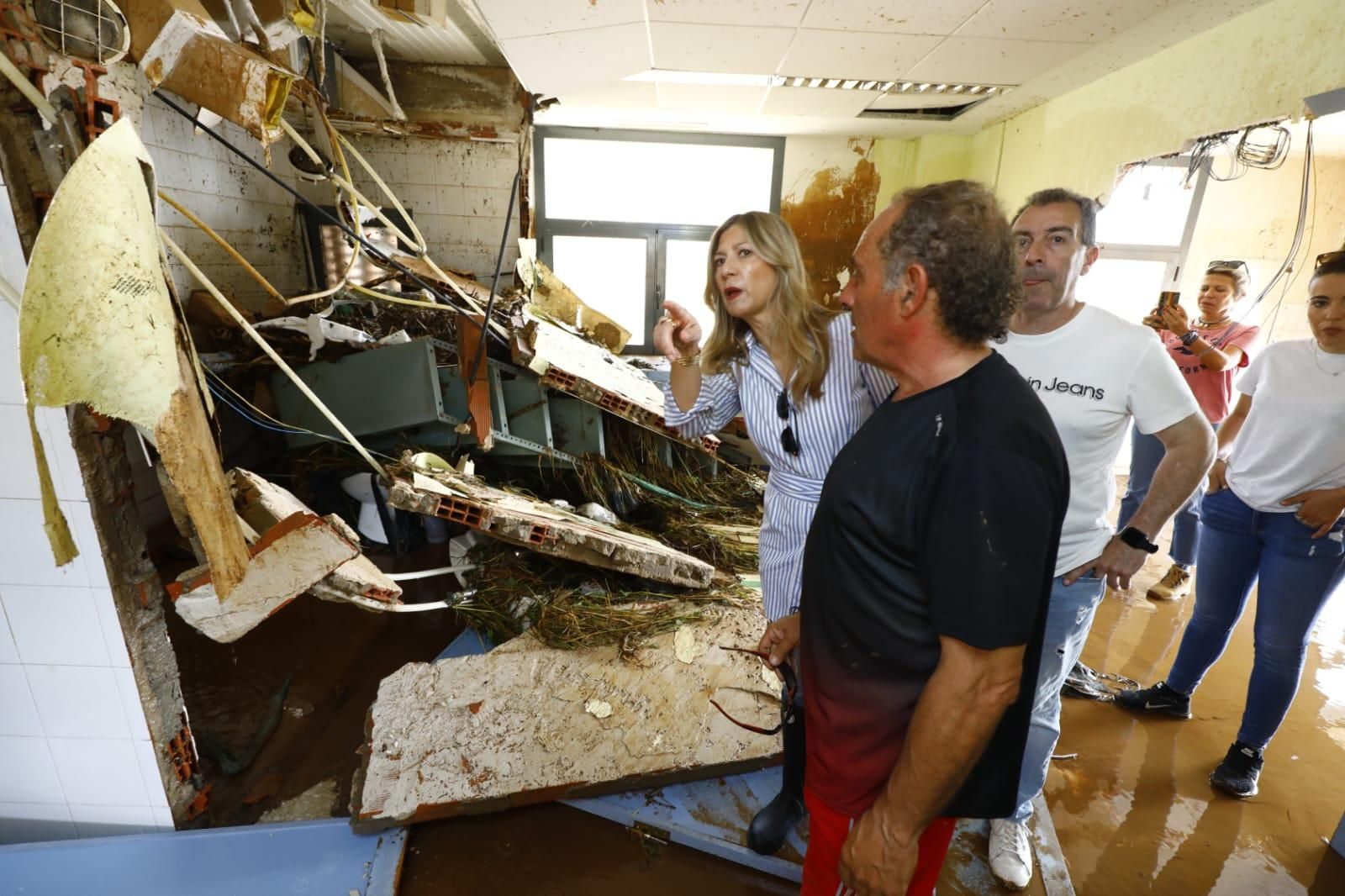 En imágenes | Así ha quedado Azuara tras la fuerte tormenta que causó destrozos este viernes
