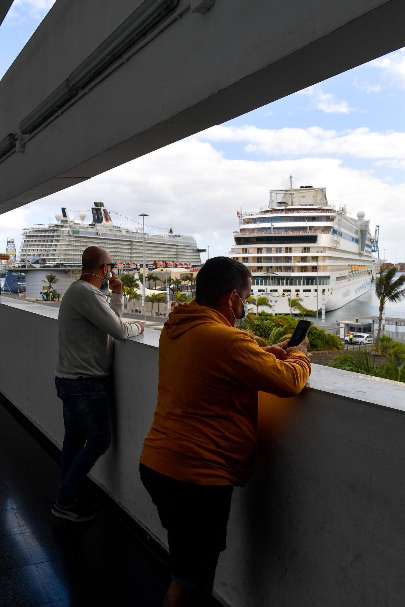 Cruceros en el Puerto de Las Palmas (07/11/2021)