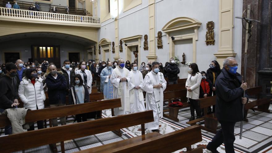 Los jesuitas de Gijón celebran su misa de la Inmaculada