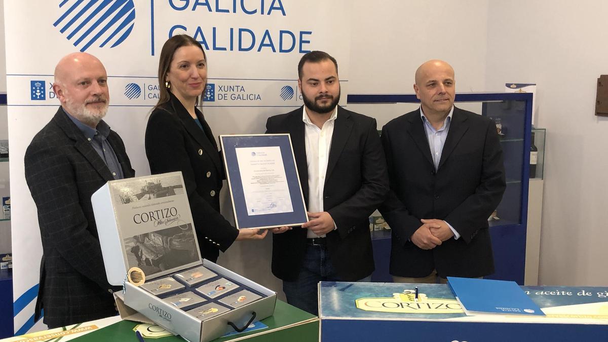 Cortizo entra en el selecto club de las conserveras con sello Galicia Calidade