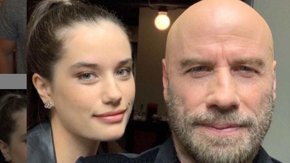 Ella Travolta, el ojito derecho de papá, y su pareja de baile en la Super  Bowl