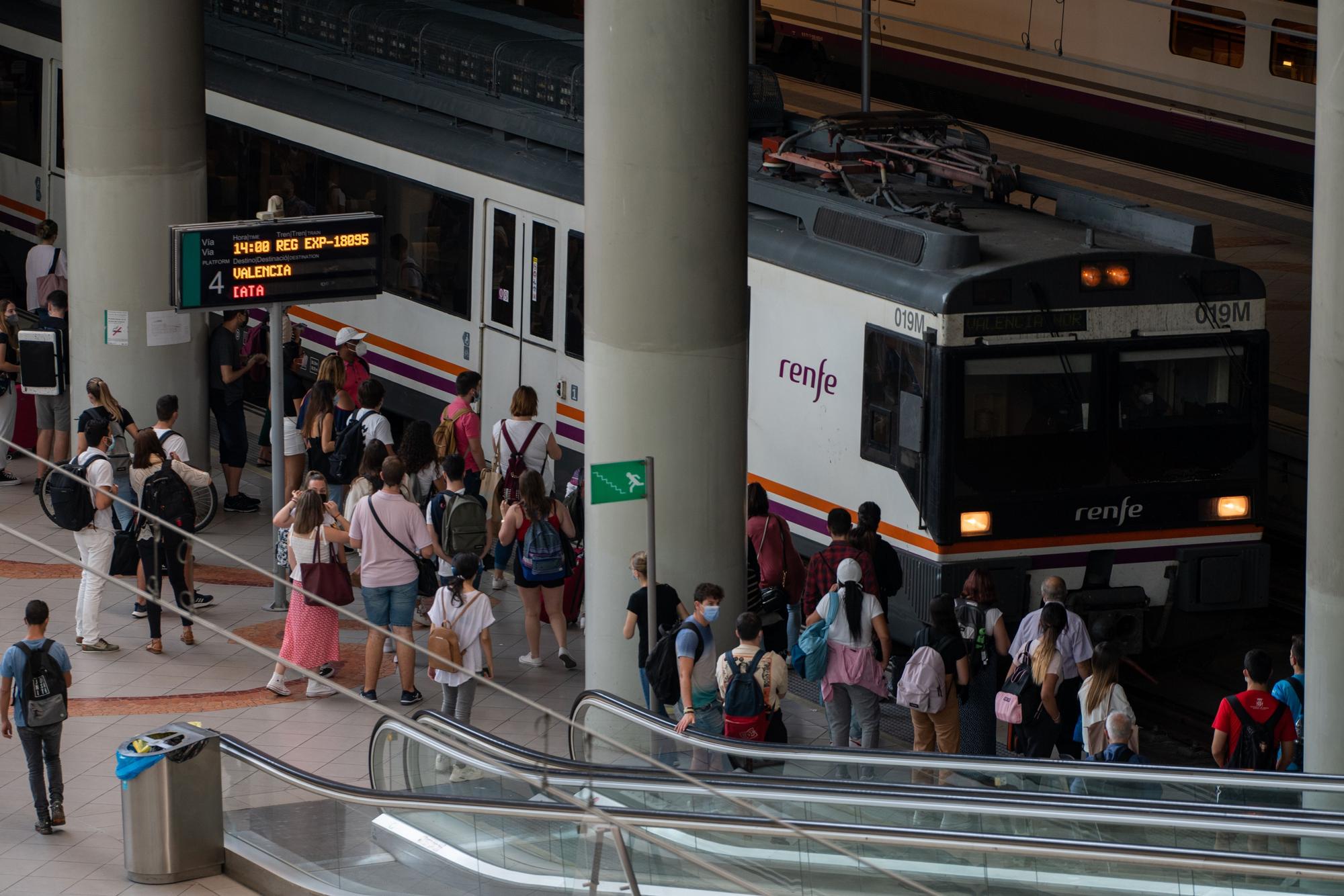 Primera jornada de huelga en Renfe en Castellón