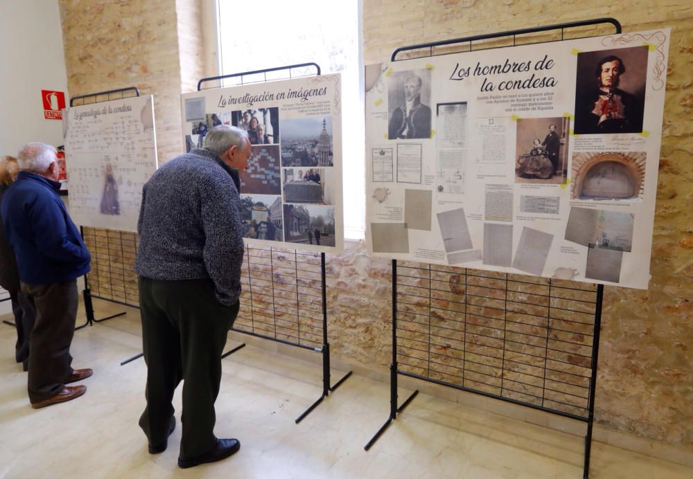 Exposición sobre la condesa de Ripalda en el Ayuntamiento de Alfafar