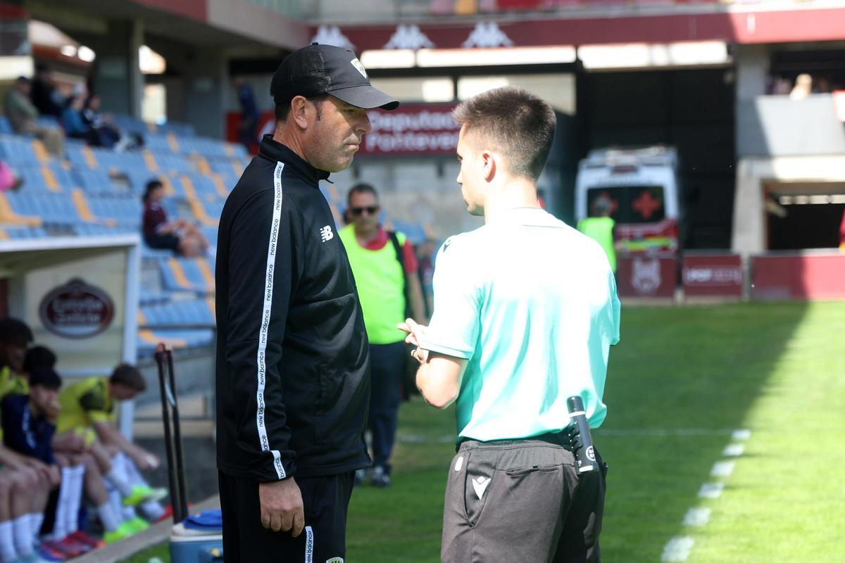 Imanol de la Sota, durante el partido.