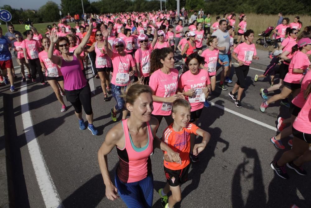 Carrera de la mujer en la zona este de Gijón.