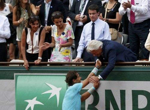 nd Garros para celebrar con su circulo personal y profesional su noveno título de Roland Garros.