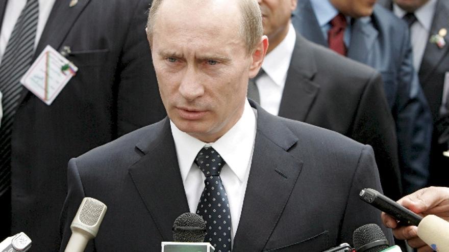 El presidente en funciones ruso Vladimir Putin.