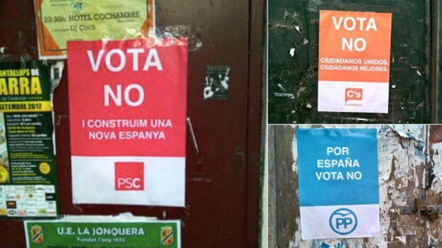 Una campaña falsa llama a votar &#039;no&#039; en nombre del PSC, Ciutadans y PP