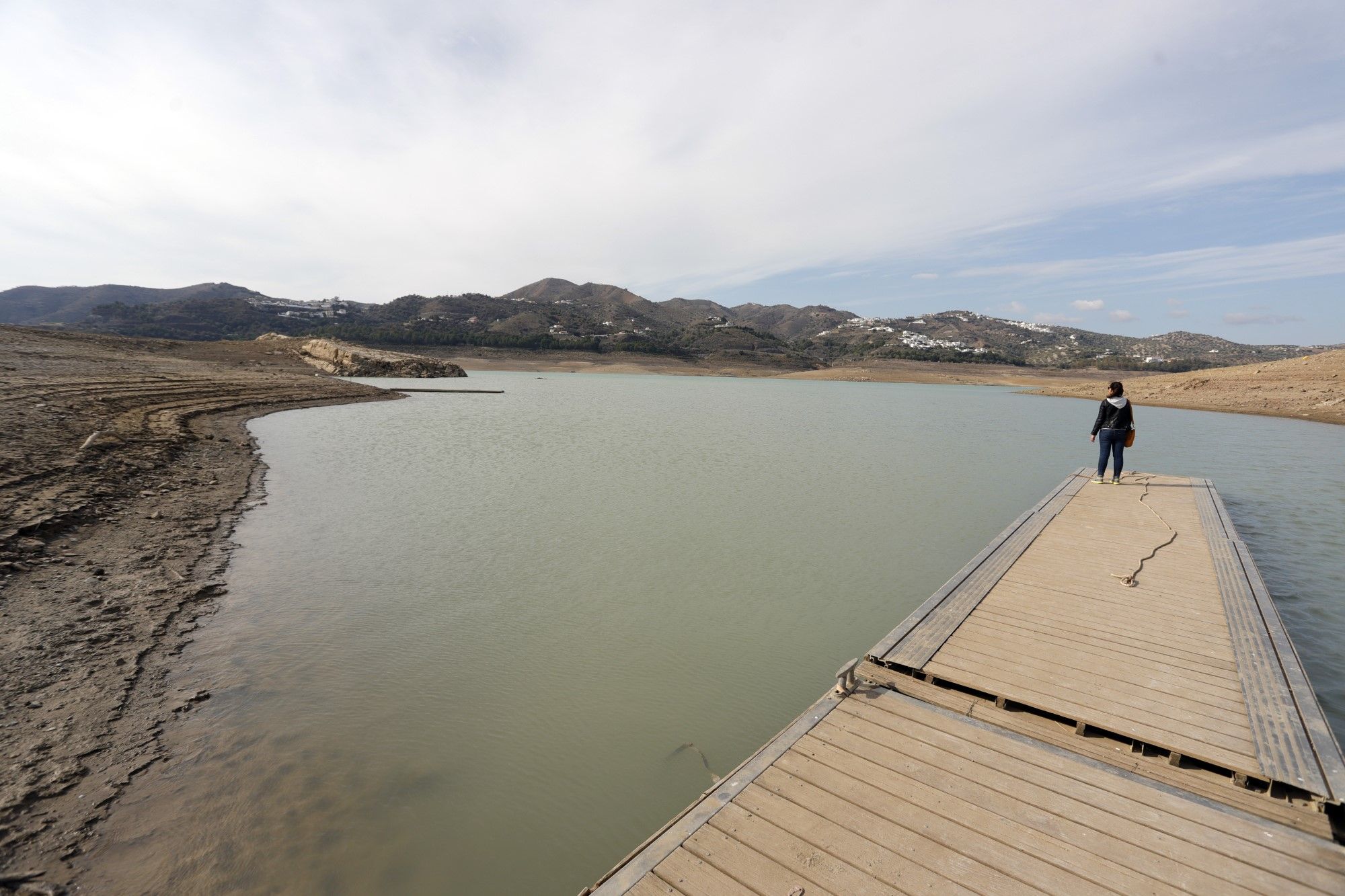 La dramática situación del pantano de La Viñuela