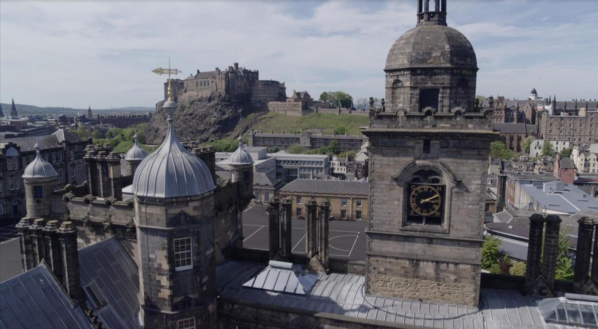 Una de las torres del George Heriot's College