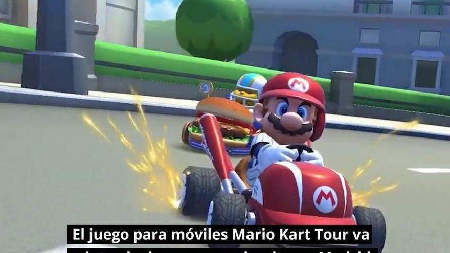 Imágenes del nuevo videojuego de 'Mario Kart'.