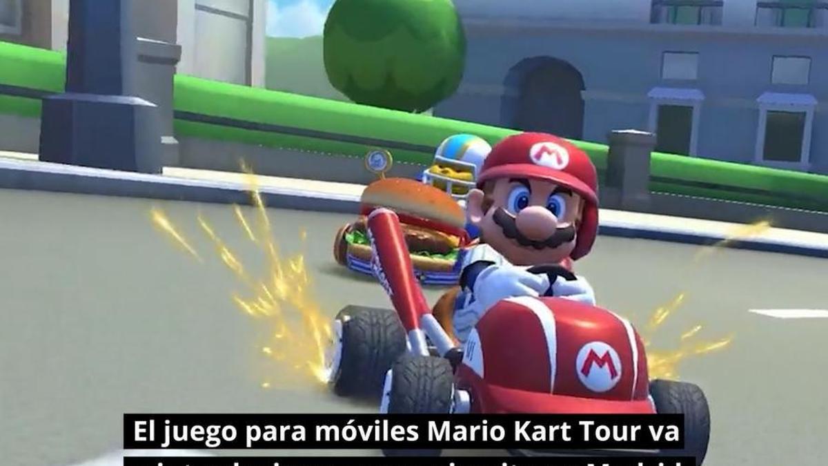 Imágenes del nuevo videojuego de 'Mario Kart'.
