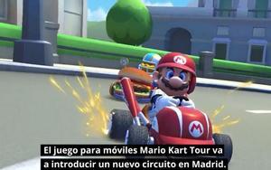 Un circuito del videojuego Mario Kart Tour estará ambientado en Madrid