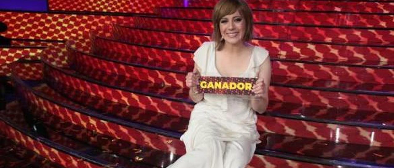 María Villalón, ganadora de «Tu cara me suena».