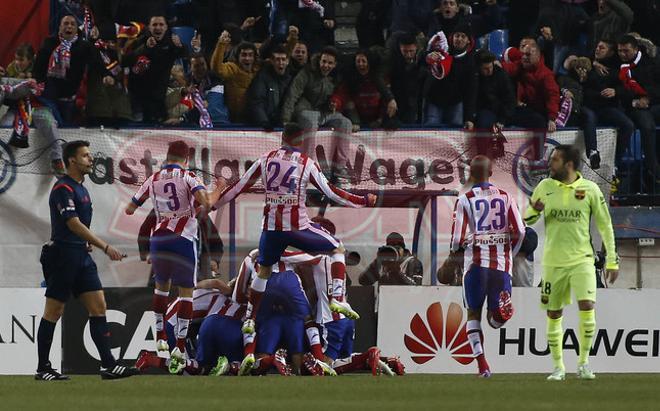 CUARTOS DE FINAL COPA DEL REY. ATLÉTICO DE MADRID 2- FCBARCELONA 3