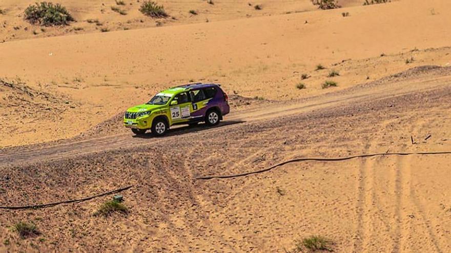 La zamorana Sara García, a punto de hacer historia en el Rally Jameel