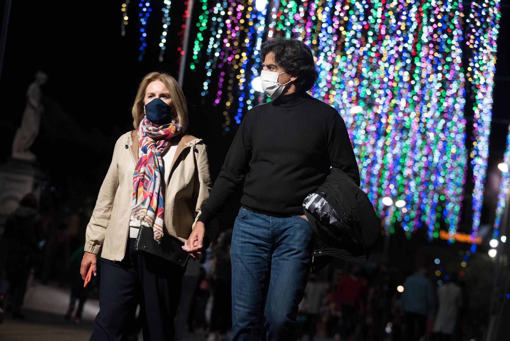 Encendido del alumbrado navideño en Santa Cruz de Tenerife