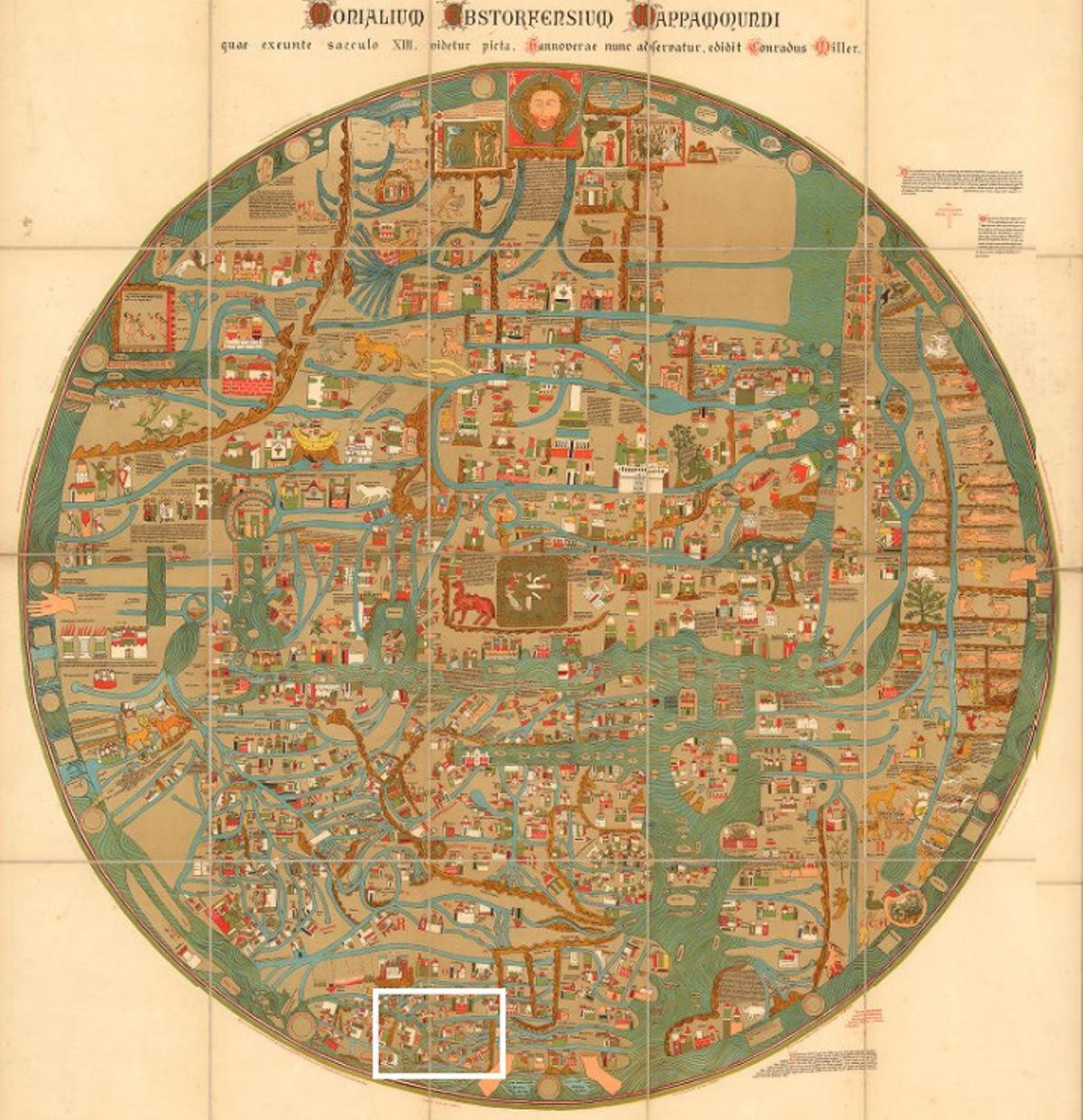 mapamundi de Ebstorf