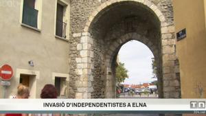 Elna tremola davant l’arribada d’‘indepes’ amb autocar