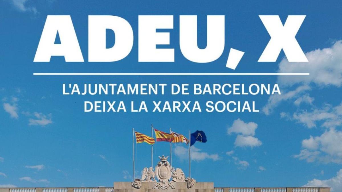 El Ayuntamiento de Barcelona dice adiós a X y solo se utilizará como canal de emergencias