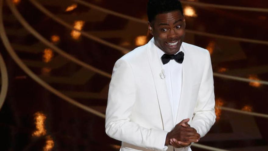 El presentador Chris Rock, en un momento de la gala. // Efe