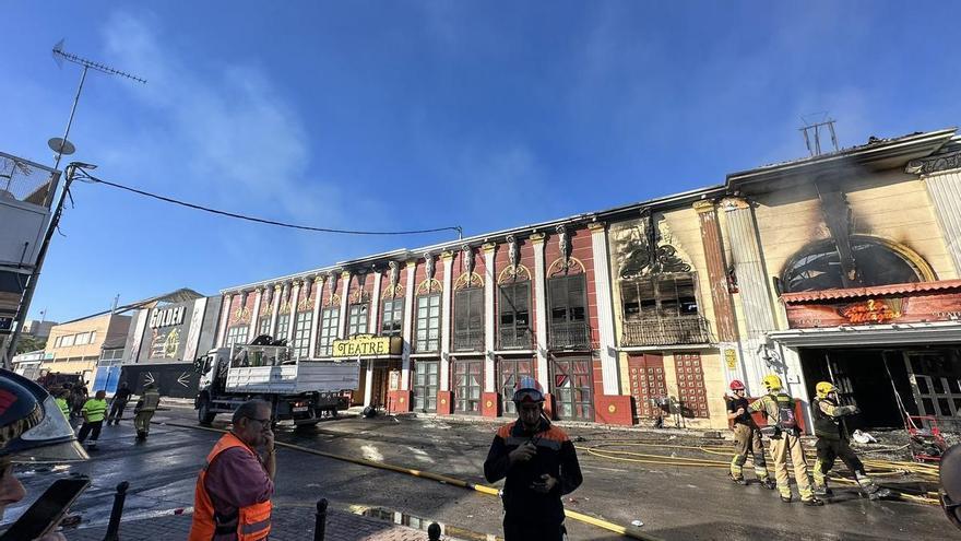 La jueza suspende temporalmente la demolición de las discotecas de Atalayas incendiadas