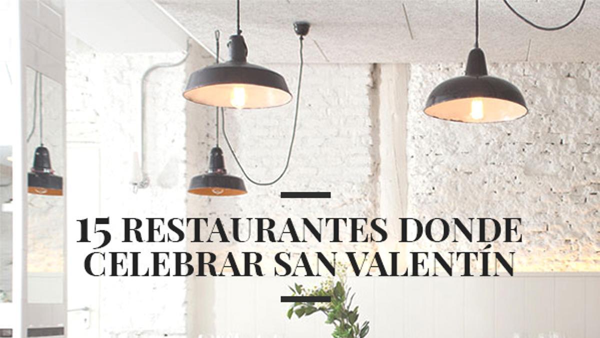 Restaurantes donde celebrar San Valentín
