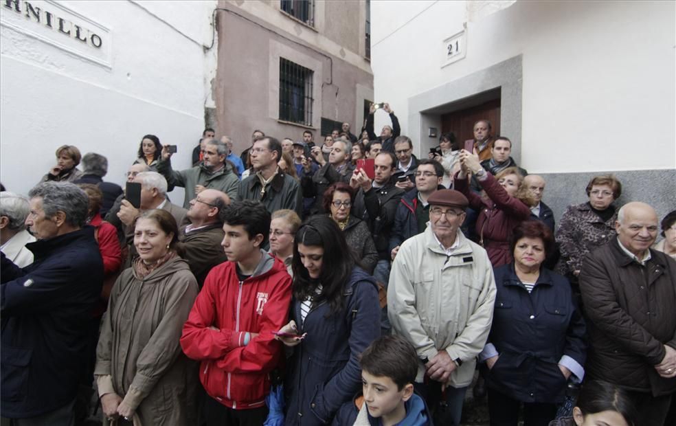 La bajada de la patrona de Cáceres en imágenes