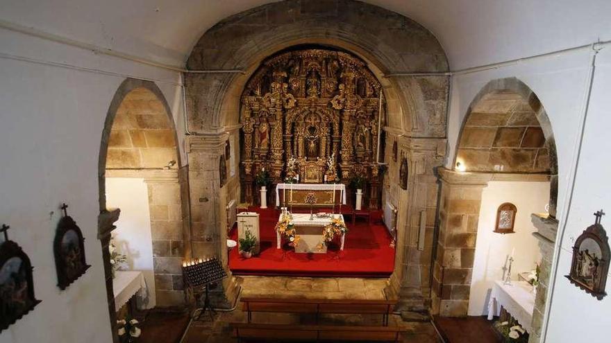 Vista del altar mayor de la iglesia desde el coro. // Bernabé/Gutier