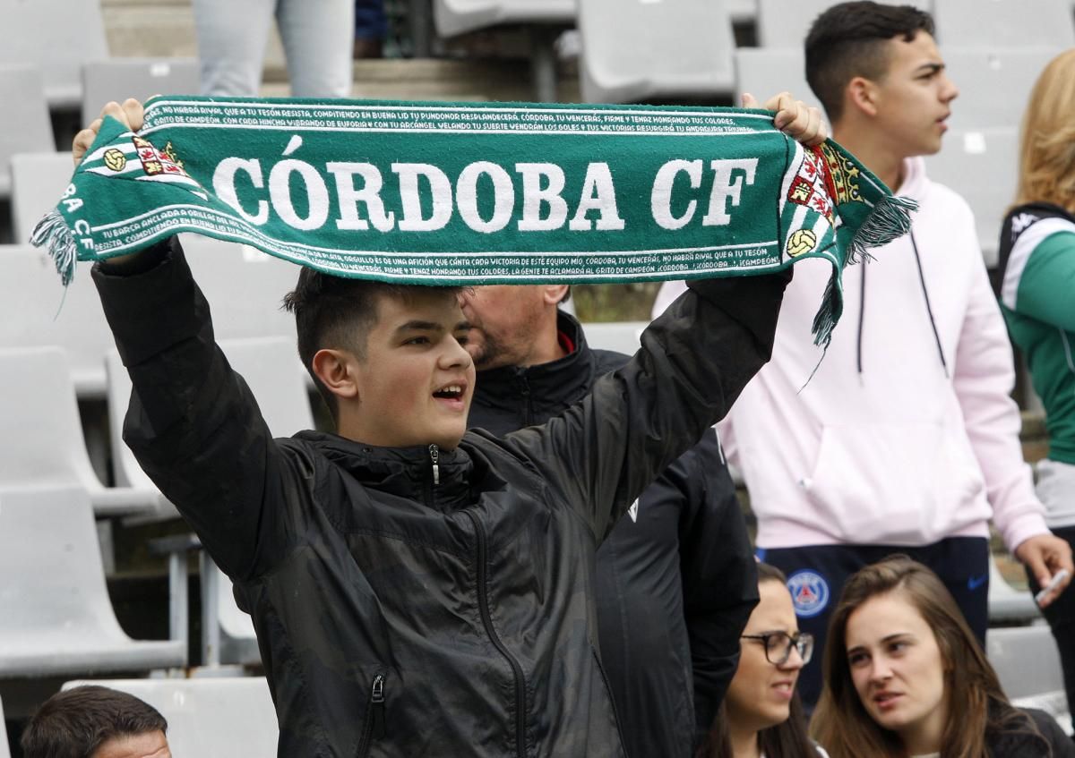 La afición cordobesista en el partido contra el Mallorca