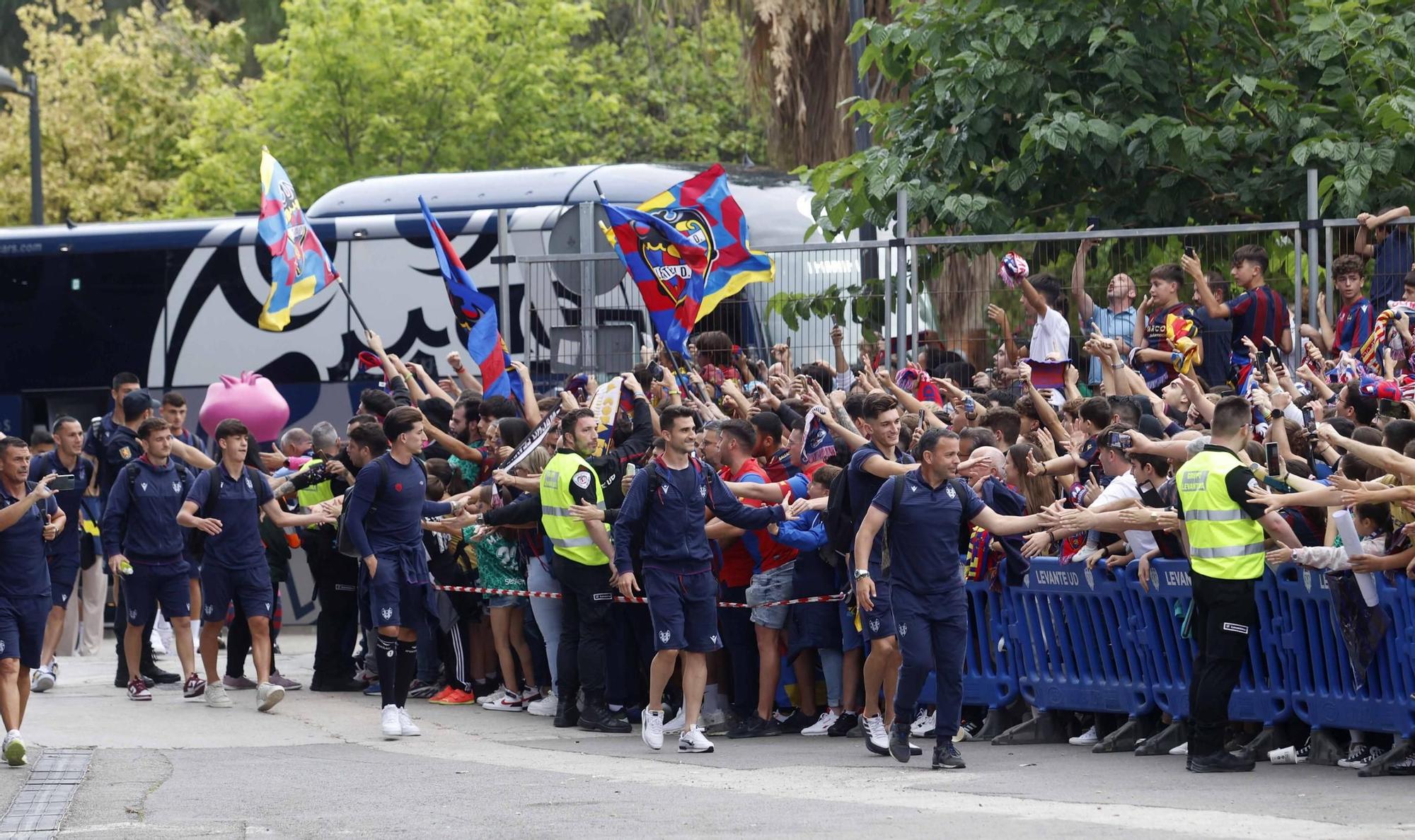 Recepción al Levante antes de enfrentarse al Albacete