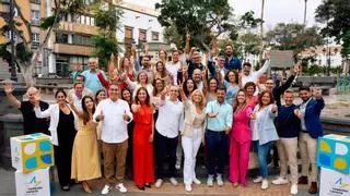 Esther Monzón, elegida este sábado secretaria general de Coalición Canaria en Las Palmas de Gran Canaria