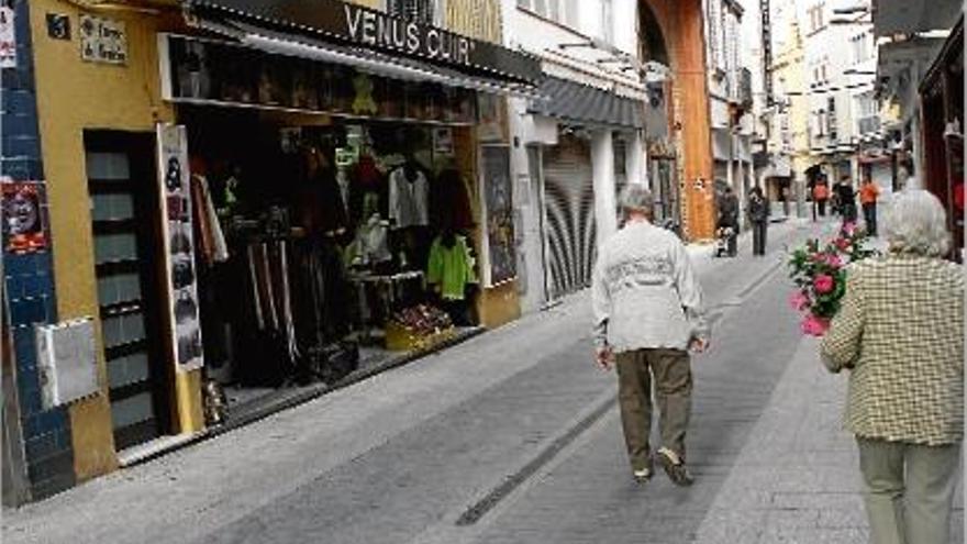 El carrer de Venècia és una de les vies que hauran de posar les taules a 70 centímetres de la façana, com a màxim.