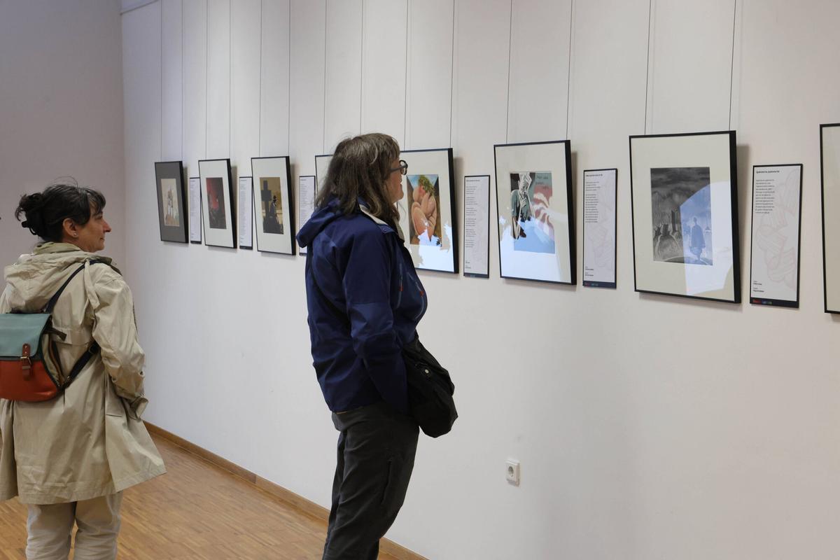 A Deputación leva a Vigo «Rosalía Ilustrada», unha exposición con 35 obras que reinterpretan a autora desde a arte gráfica