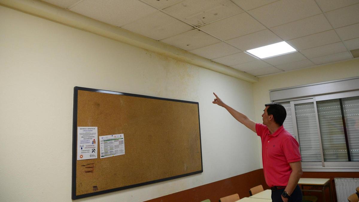 Este verano empiezan las obras de cambio de cubierta en el IES A Paralaia de Moaña