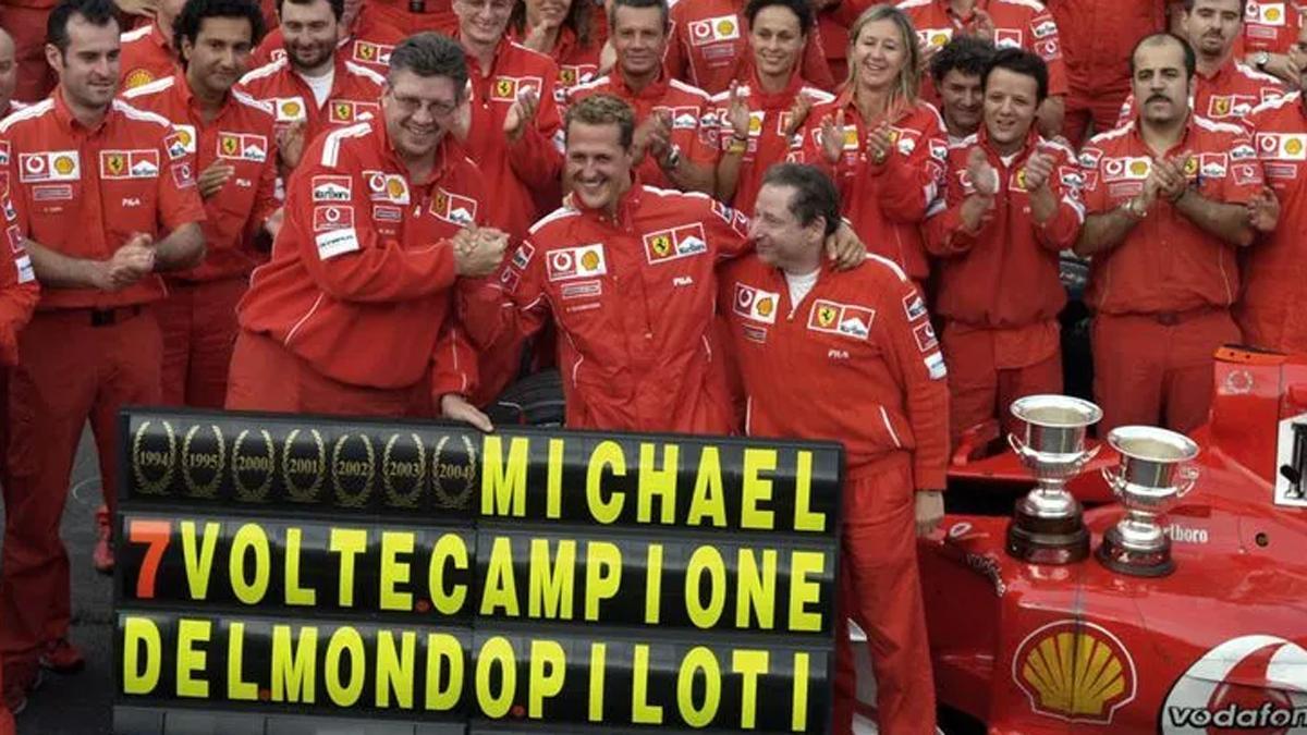 Schumacher, tras ganar su séptimo mundial