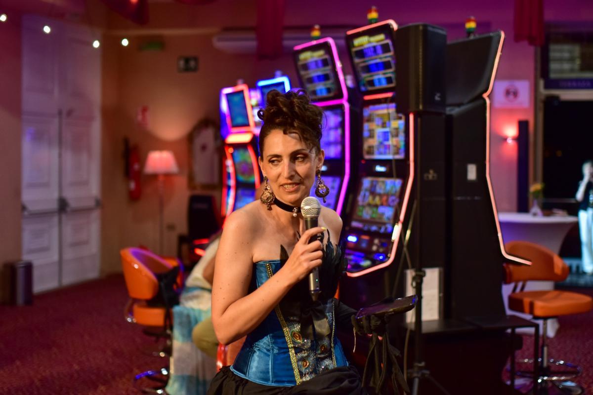 Silvia Bastos, una de las organizadoras y de los responsables del Casino.