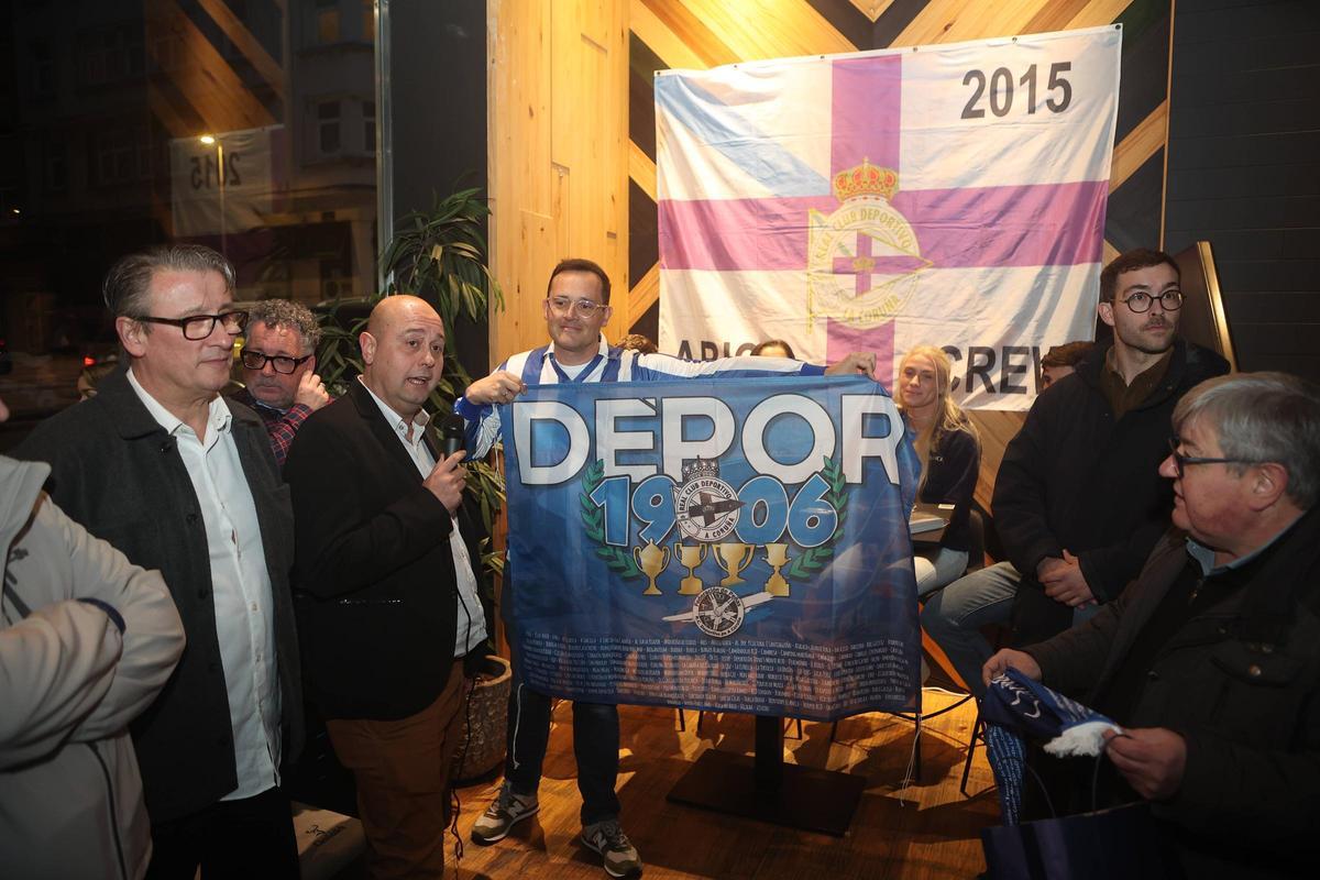 Inauguración de la peña deportivista A Bica
