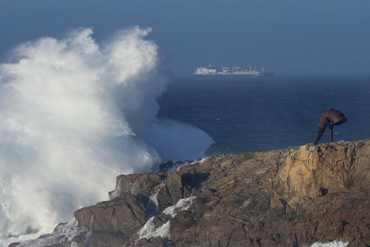 Alerta naranja en el litoral de A Coruña.