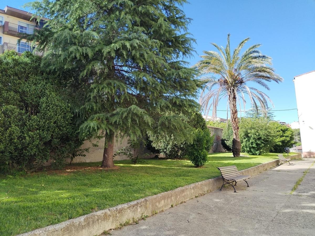 Zona verde situada en La Data de Plasencia.