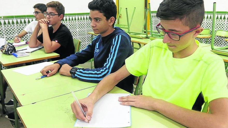 El trabajo encomendado requirió grandes dosis de concentración a los jóvenes alumnos.