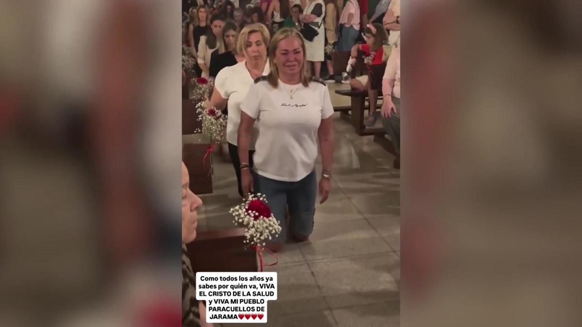 Belén Esteban protagoniza un momento viral en las fiestas patronales de su pueblo