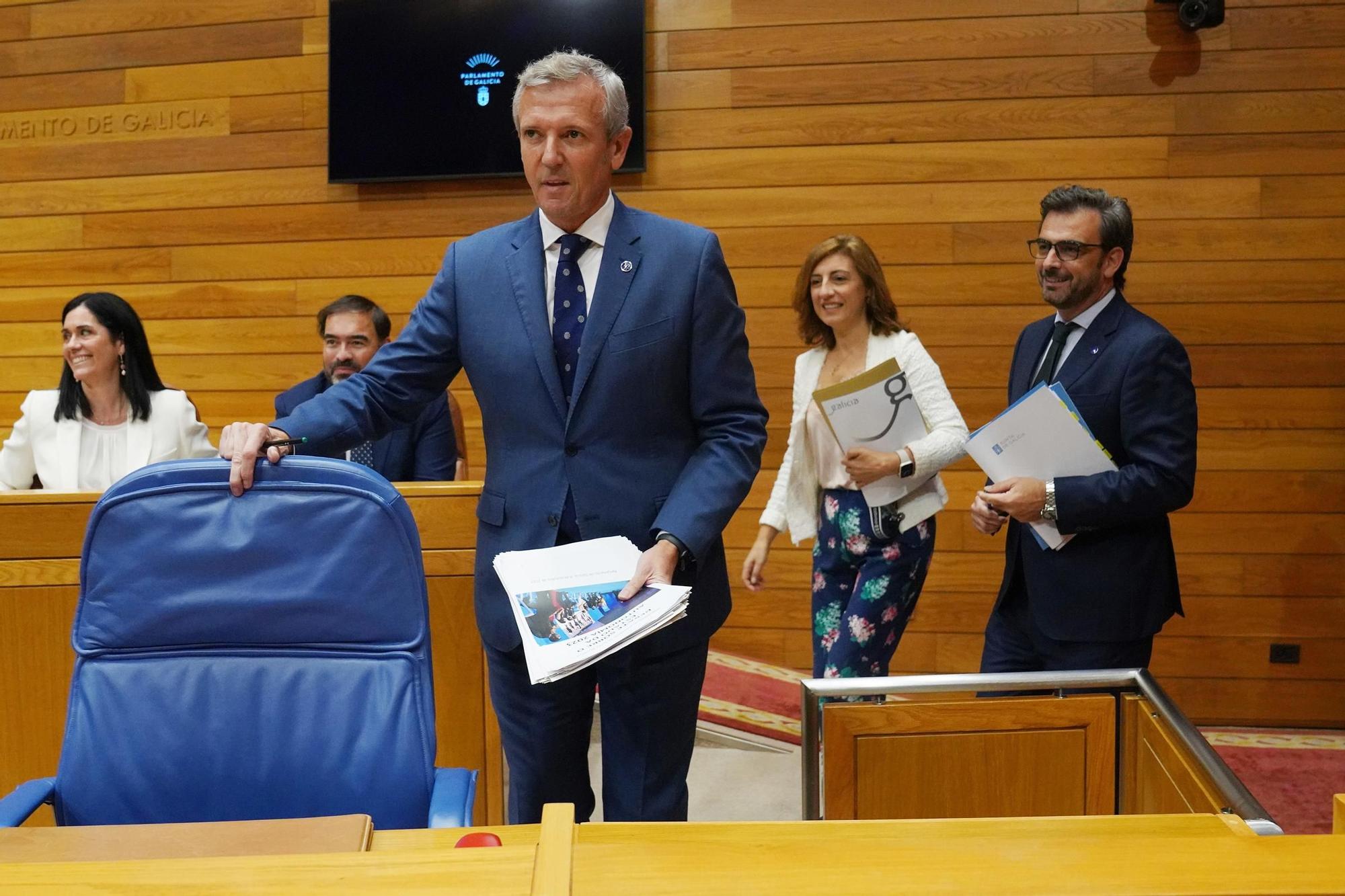 Arranca el debate sobre el estado de la autonomía en el Parlamento de Galicia