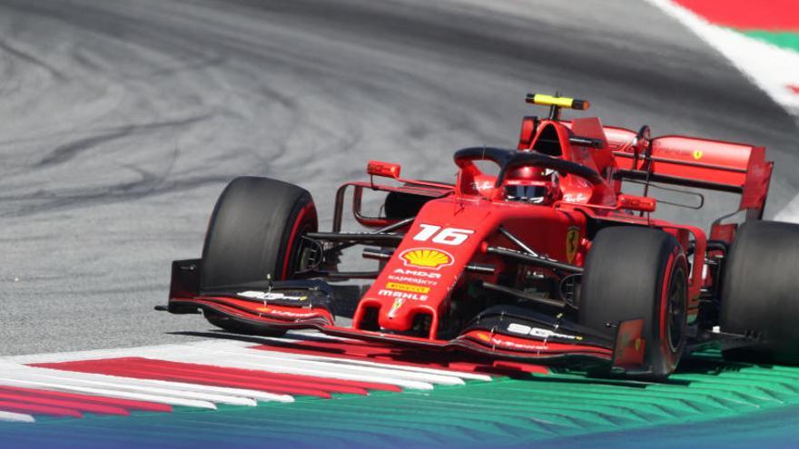 Charles Leclerc en el Gran Premio de Austria.