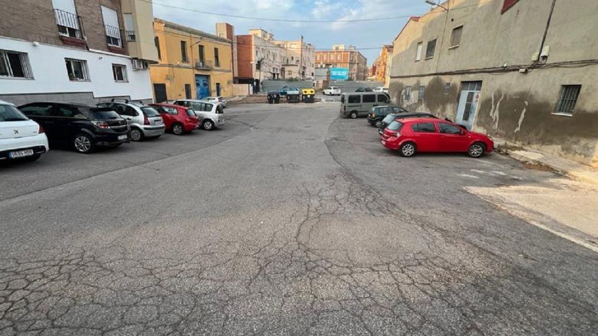 Foto de la deteriorada zona.