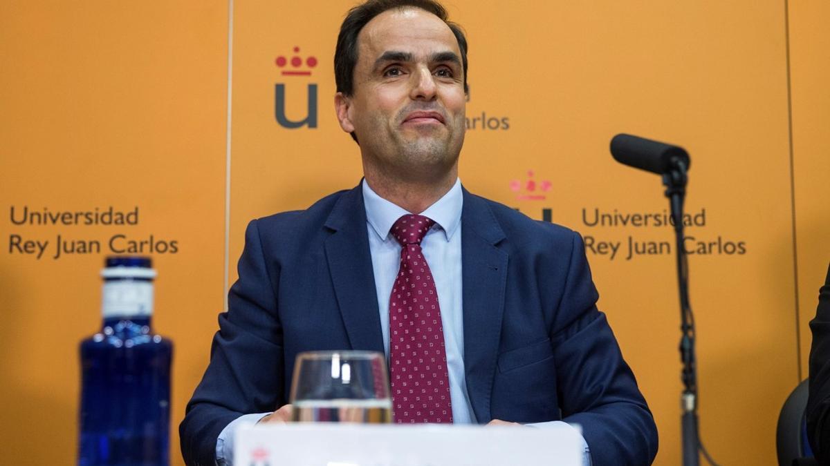 El rector de la Universidad Rey Juan Carlos de Madrid, Javier Ramos.