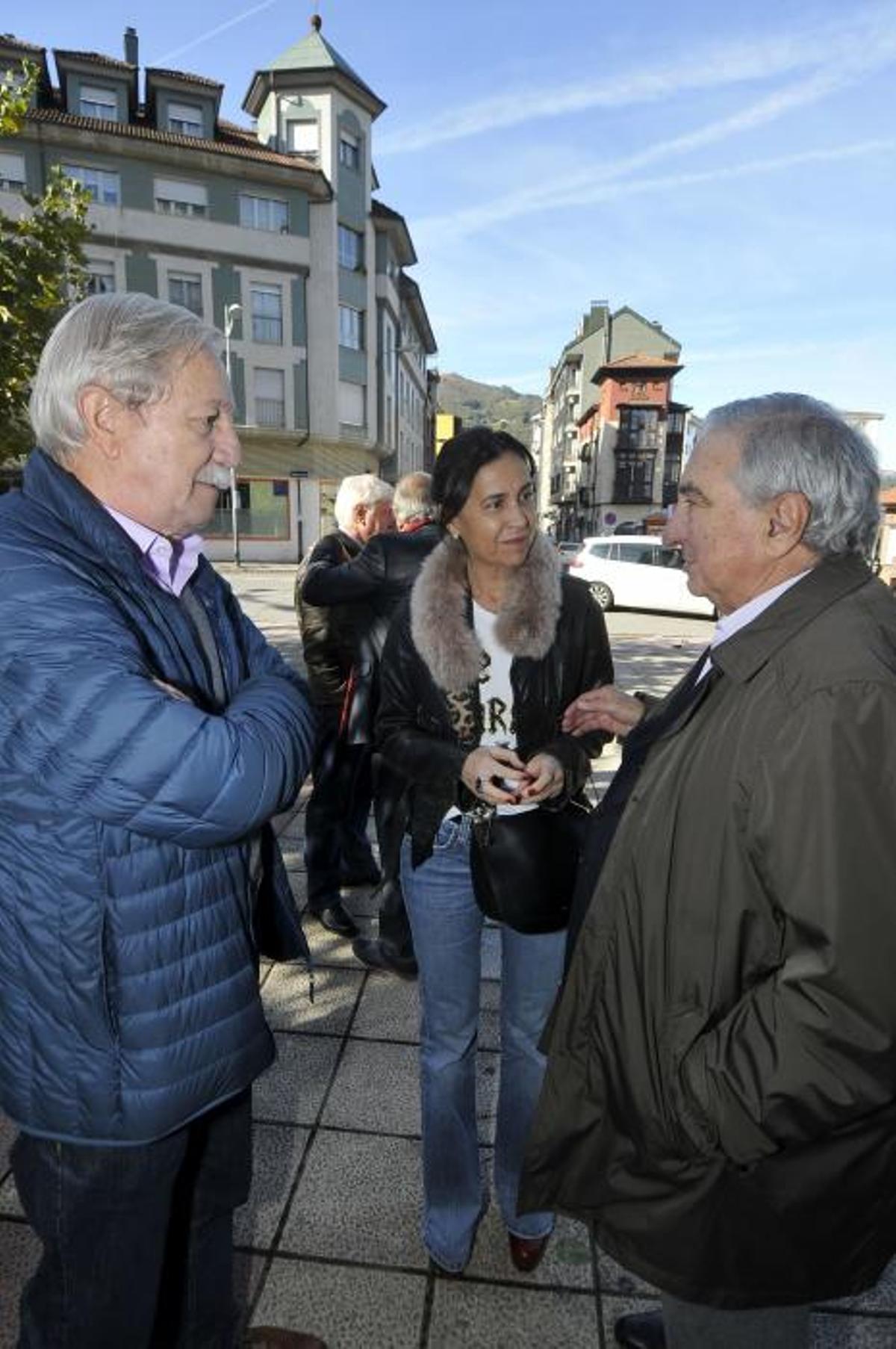 Funeral de Nicanor López Burgos en Mieres