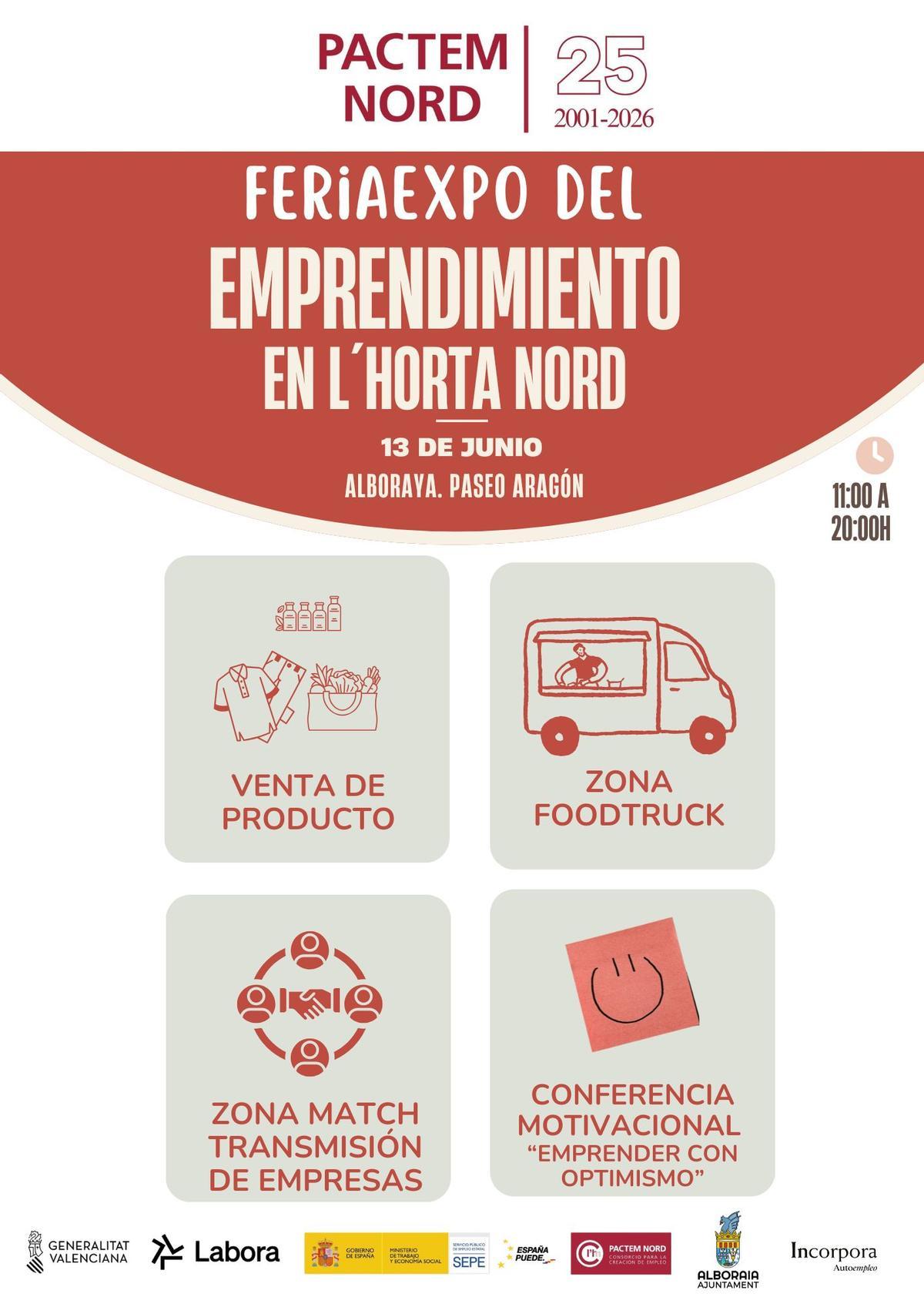 El cartel anunciador.
