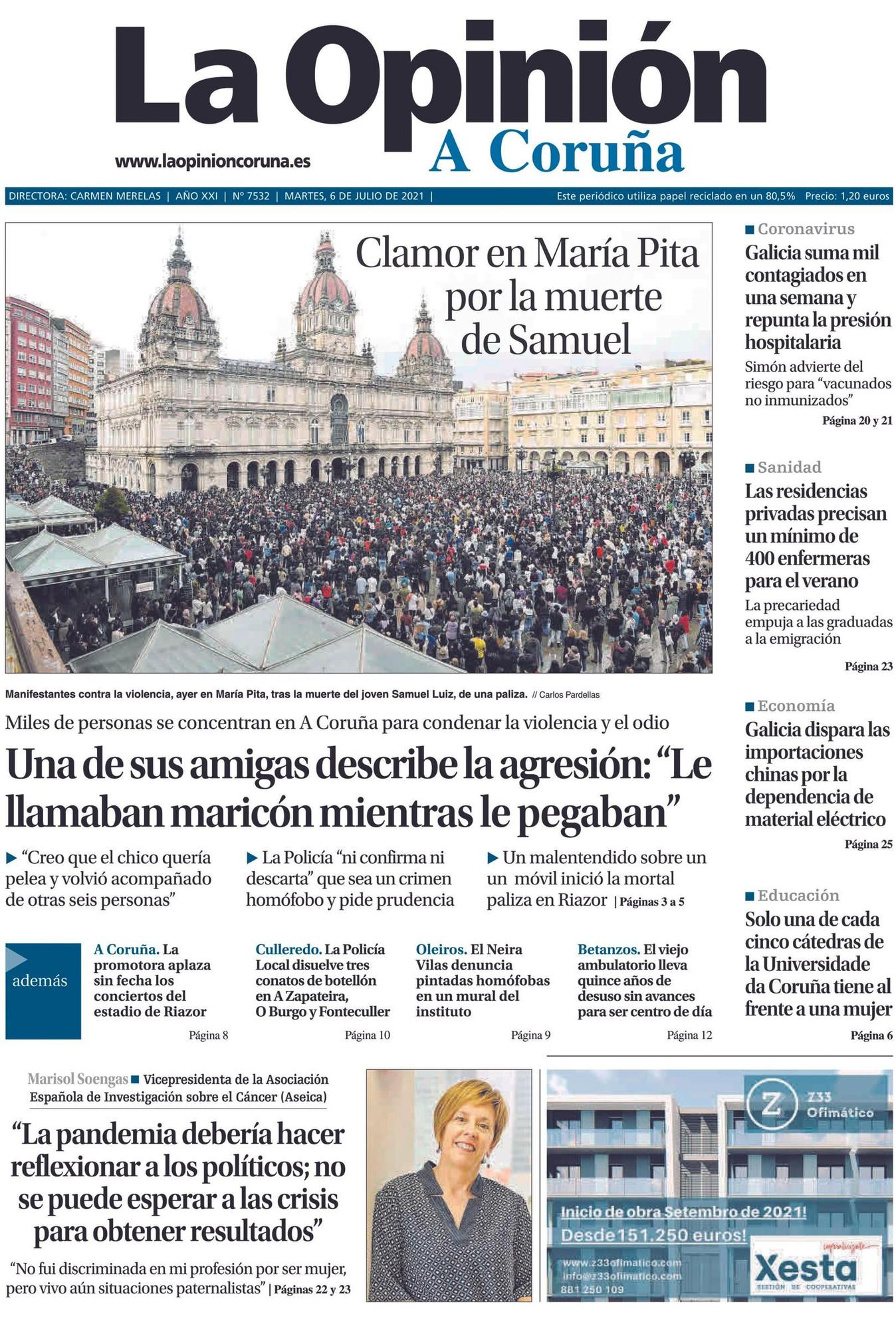 Las portadas destacadas de LA OPINIÓN en sus 25 años que puedes encontrar en la exposición de La Marina